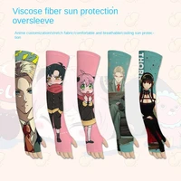 anime spy family sun protection sleeve outdoor ice gloves cosplay loid anya yor forger 3d