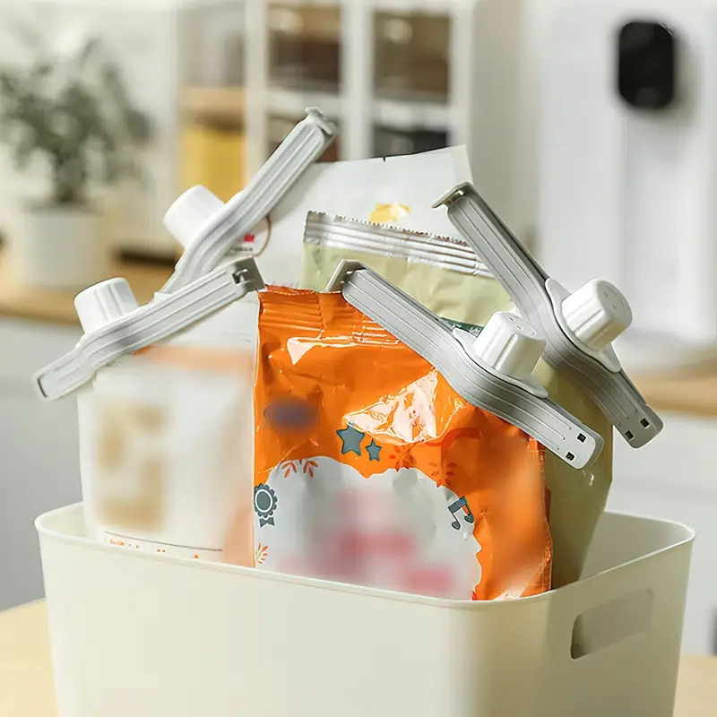

3pcs Sealed Seasoning Bag Milk Powder Bag Salt Bag Sealing Clip