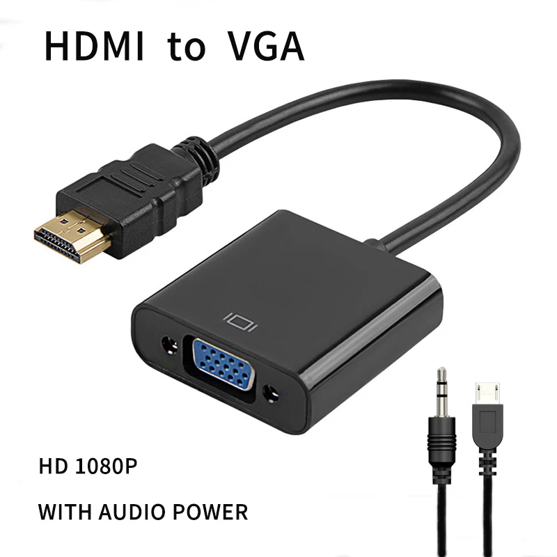 1080P мультимедийный интерфейс высокого разрешения для адаптера VGA
