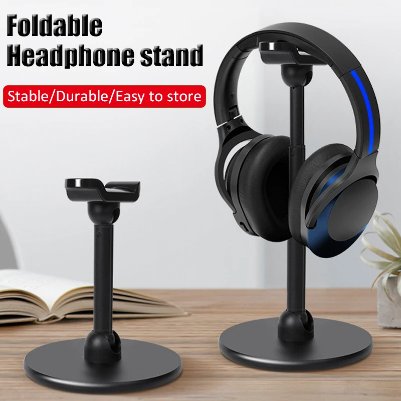 

Universal Headphones Holder Foldable Headset Stand Gaming Earphone Display Hanger Retractable Bracket for Wire Wireless Headset