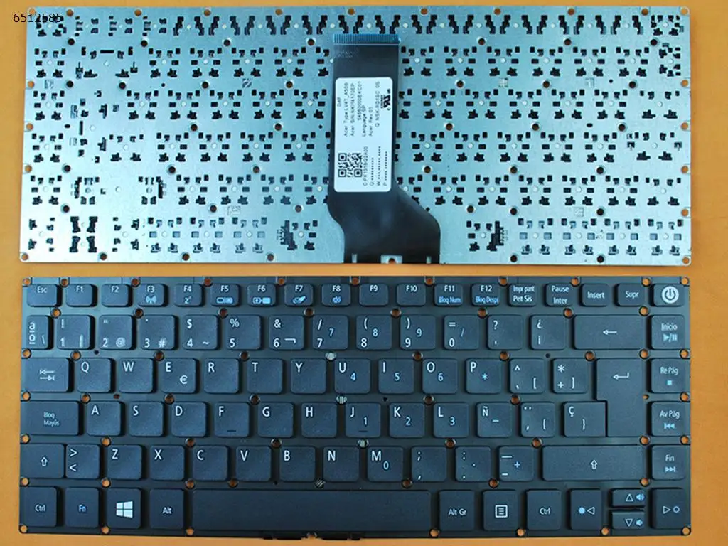 

SP Клавиатура для ноутбука Acer Aspire E5-432 E5-432G E5-452G E5-474 ES1-420 ES1-421 P248-M BLACK