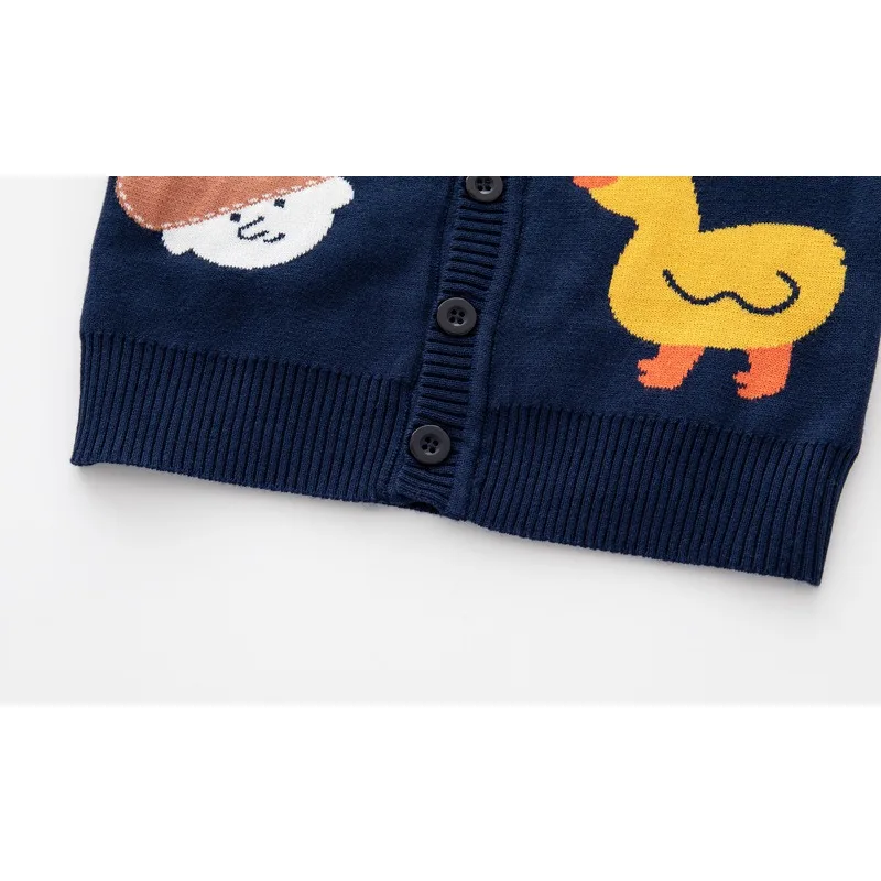 Детская зимняя одежда для маленьких мальчиков и девочек милый свитер малышей