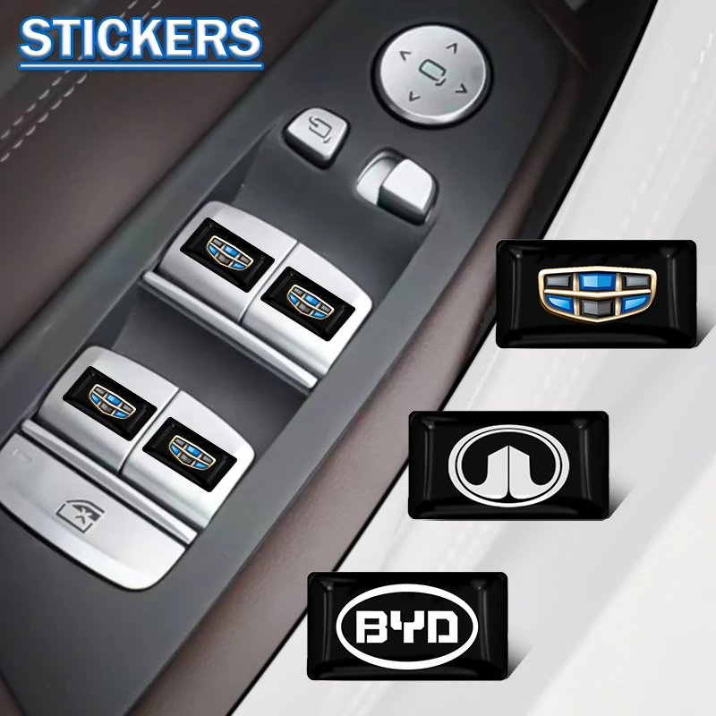 10 шт. декоративная Эмблема для салона автомобиля маленькая наклейка Porsche Boxster Cayenne