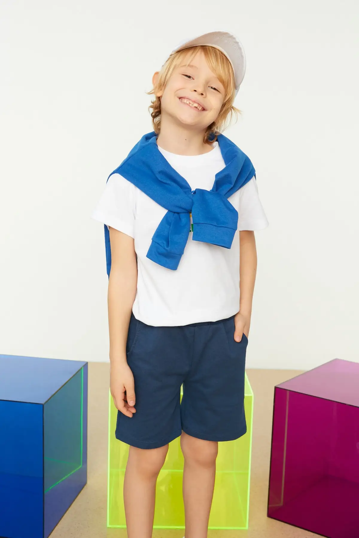 Basic boys knitted shorts & Bermuda TKDSS22SR0251