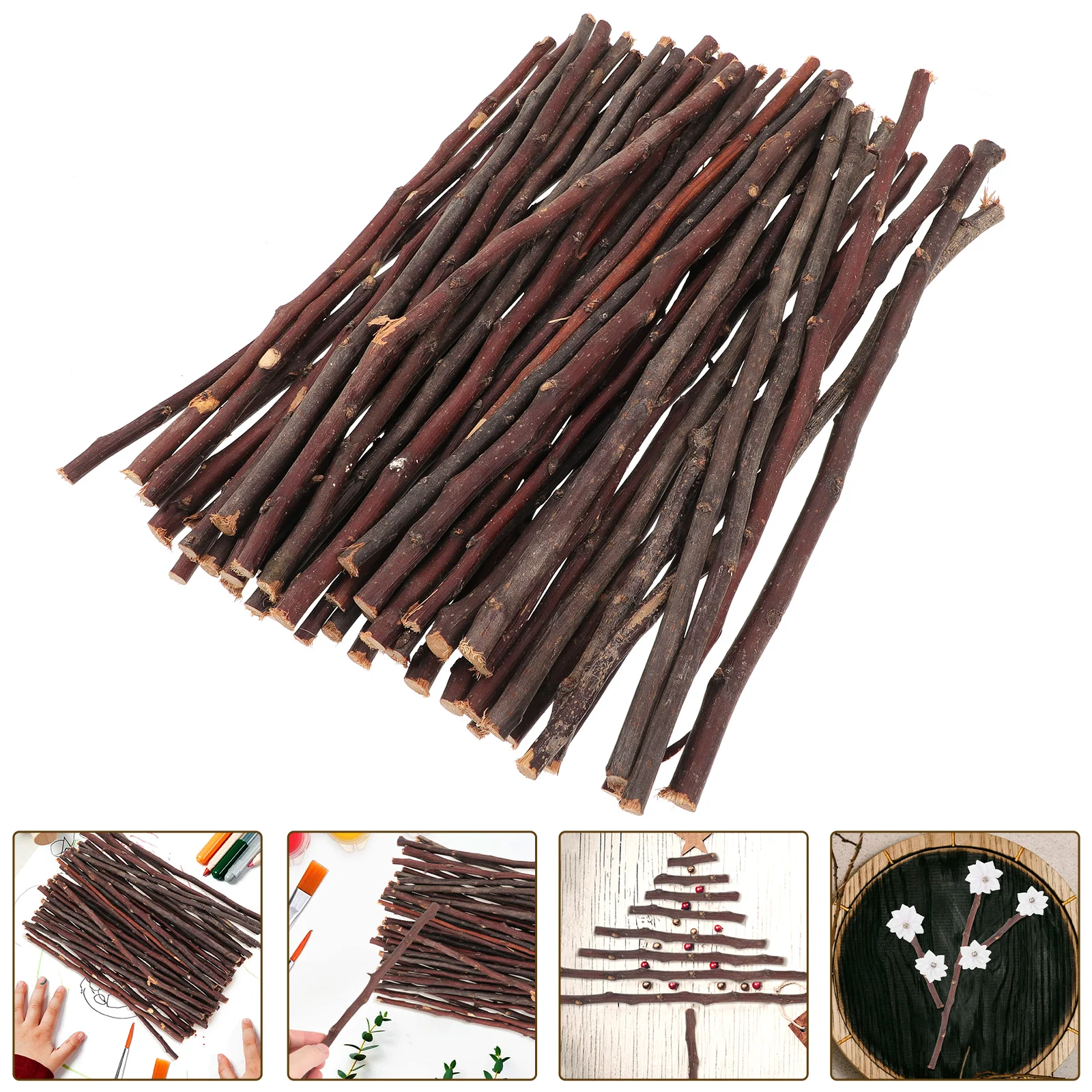 50 шт. бревенчатые ветки натуральные деревянные поделки для поделок с сушеными