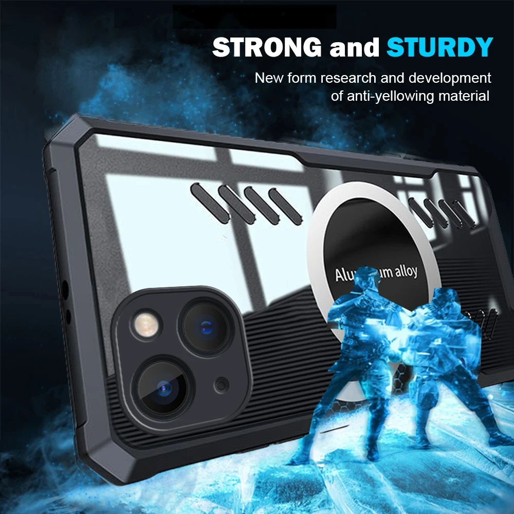 Чехол для Apple iPhone 13 13Mini 13Pro 13ProMax 14 14Plus 14Pro 14ProMax тонкий игровой чехол с быстрой