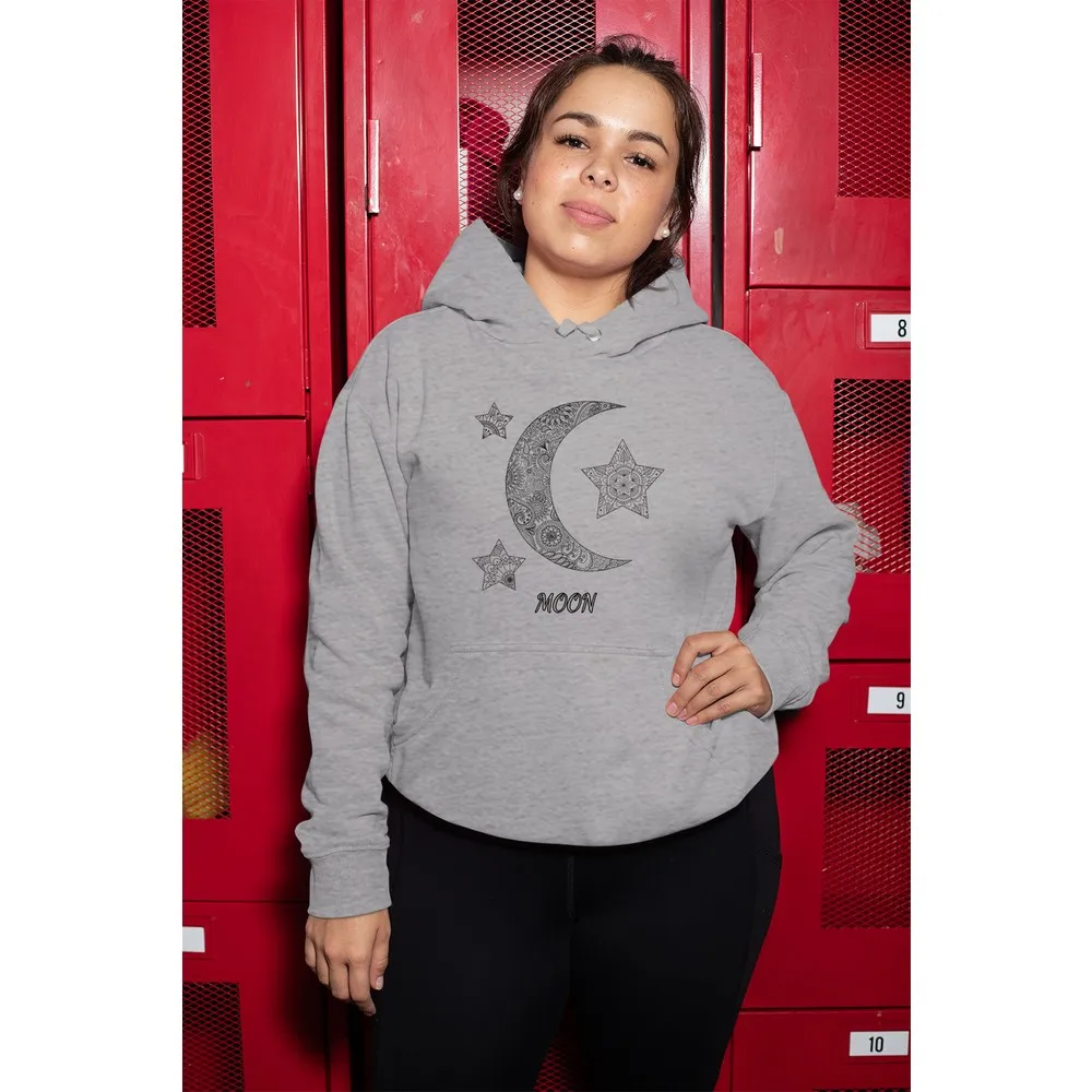 

Женская толстовка с капюшоном Dorlie Wear Moon Star
