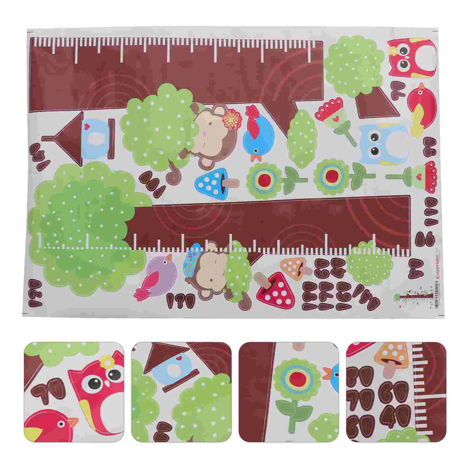 

1PC Wall Sticker Removable DIY Decor Height Measure Ruler for Nursery