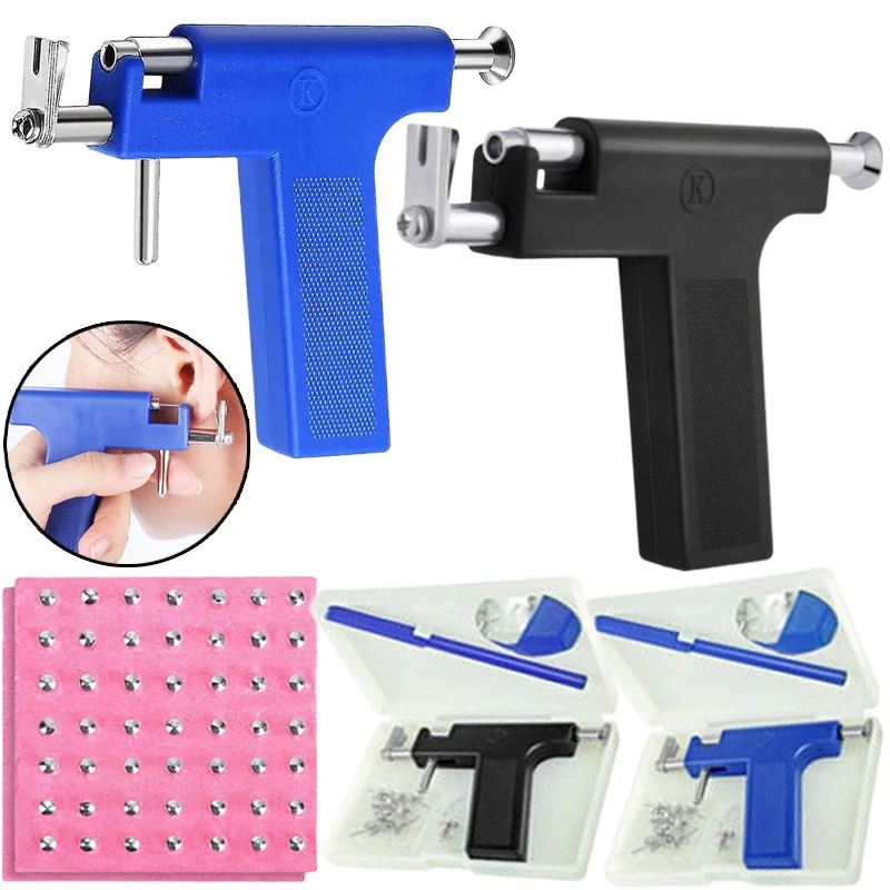 

Стерильный пистолет для пирсинга, 98 шт., для тела, носа, пупка, губ, языка