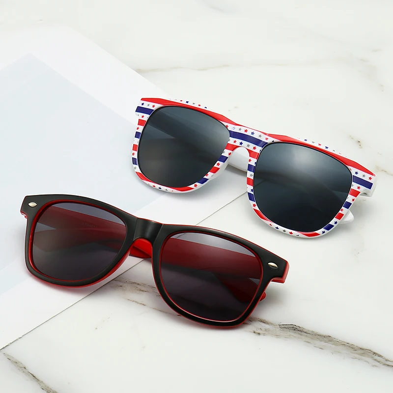 

Unisex Two Tone Colors Go Fishing Camping 2022 Cool Classic Sunglasses