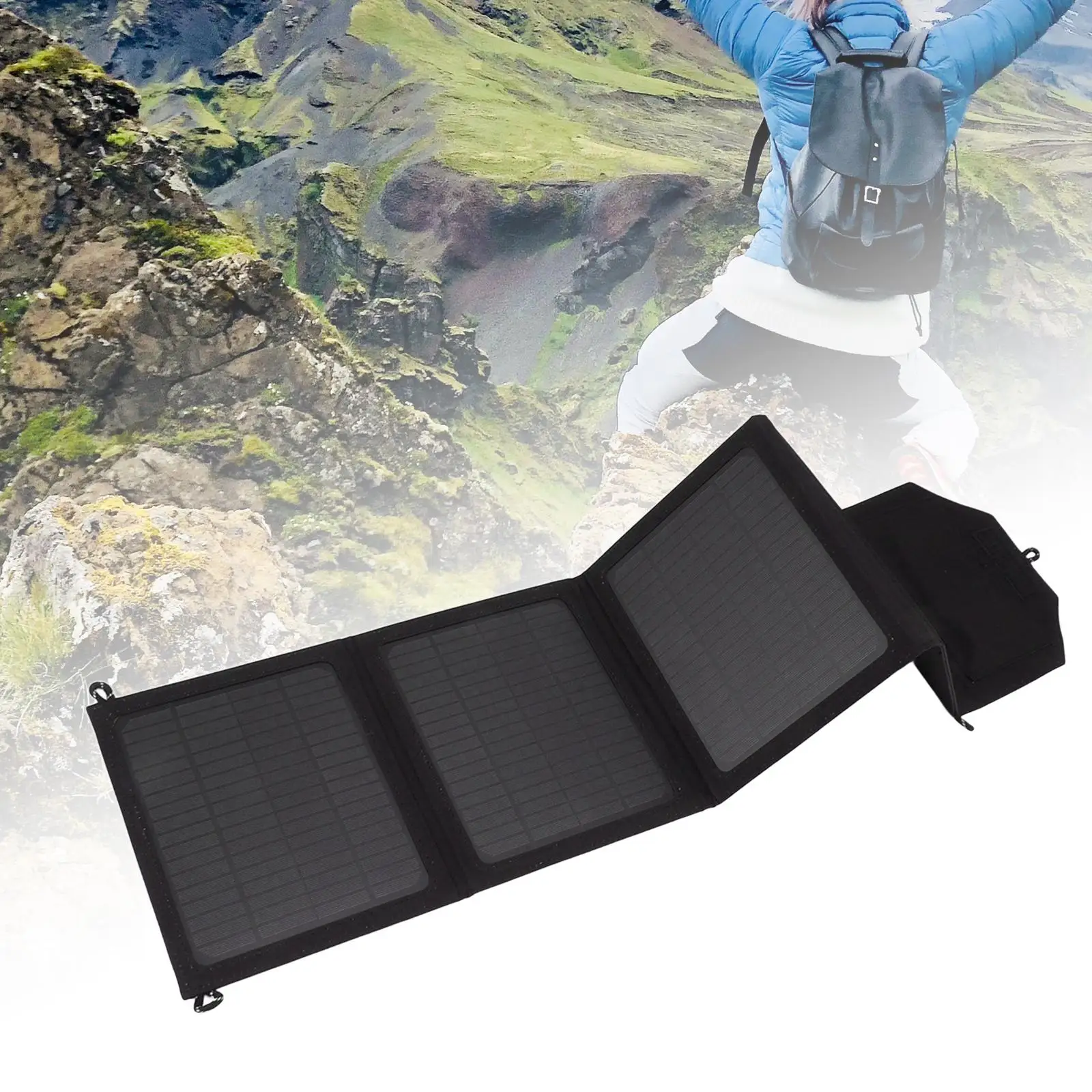 

Folding Solar Panel Charger Monocrystalline Solar Panel Kit for Camping
