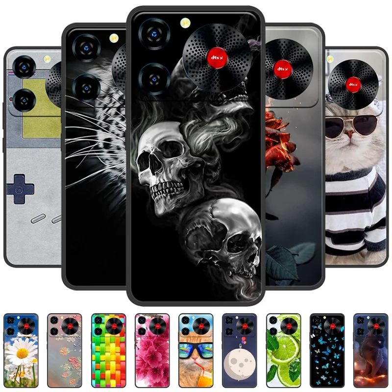 Для ZTE Nubia Music Case Animals Мягкая силиконовая задняя крышка из ТПУ для Z2353 Чехол