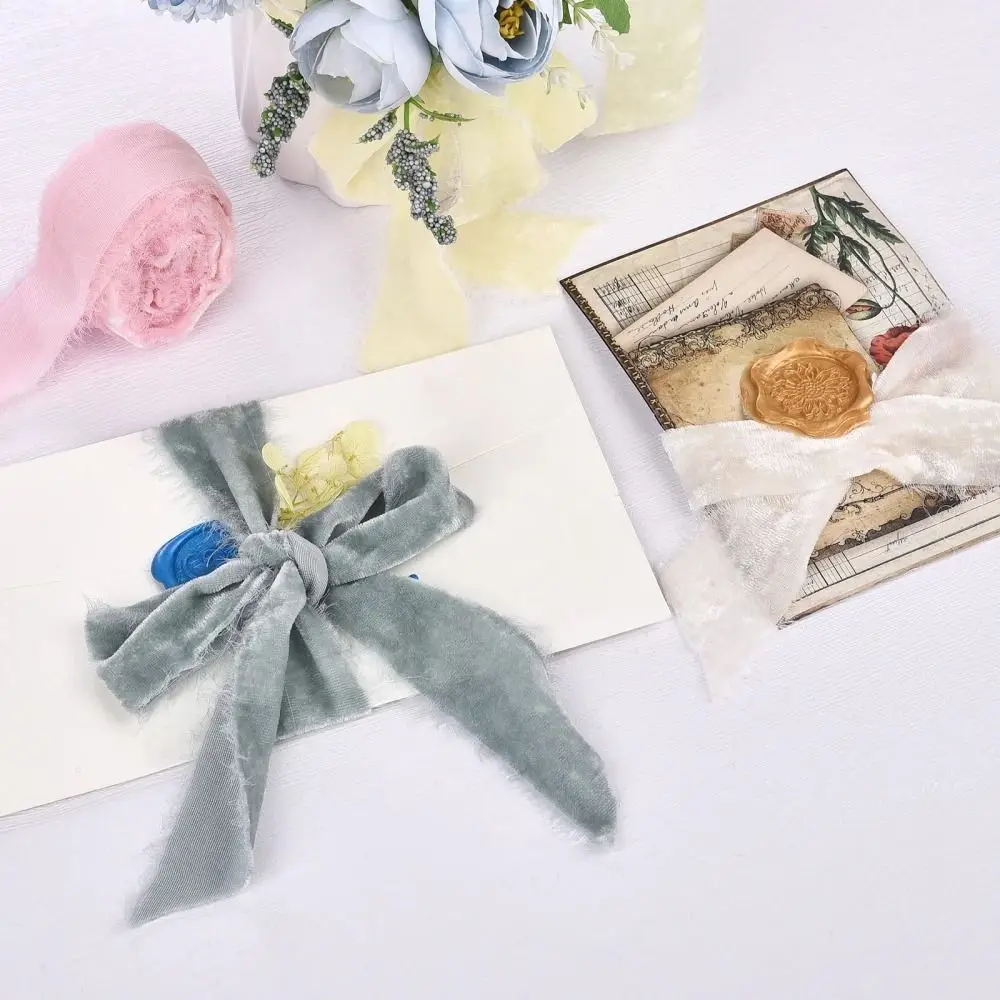 Атласные ленты из велюра 3 ярда/4 см шелковая лента ремень искусственного бархата