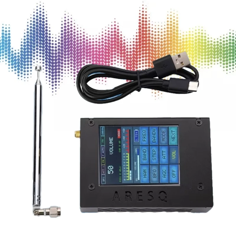 

ARESQ AQ1 миниатюрная полнодиапазонная радиостанция, поддержка FM, LW, МВт, флэш-микросхема Si4732, высокая чувствительность, RDS-коротковолновый приемник