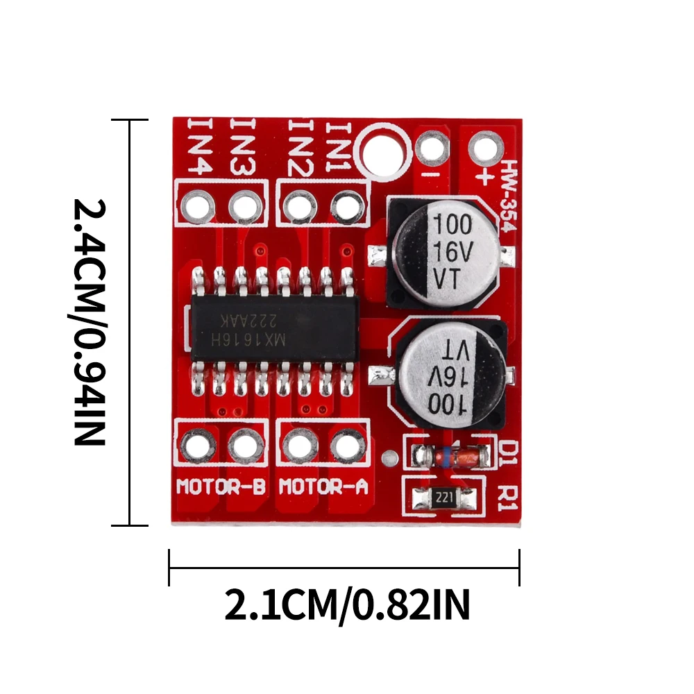 5 шт. MX1508 1.5A 2-сторонний драйвер двигателя постоянного тока скорость двойной