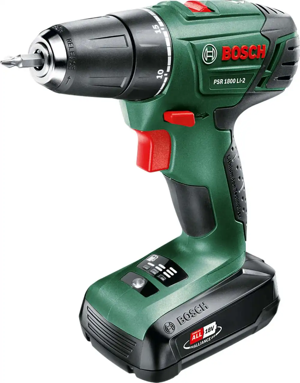 Bosch PSR 1800 LI-2 Одиночная аккумуляторная