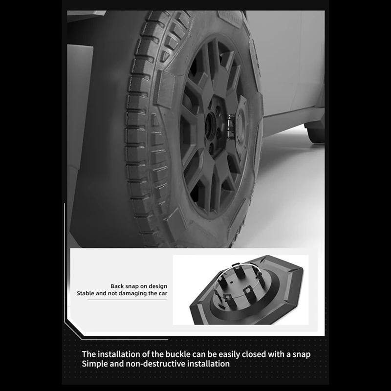 Крышки центральной ступицы колеса для Tesla Cybertruck 2024 аксессуары устойчивый к