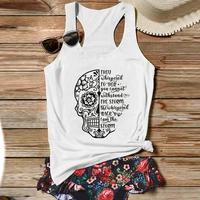 they whispered you cannot withstand the storm tank tops she whispered i am the storm skull womens clothing gift for her