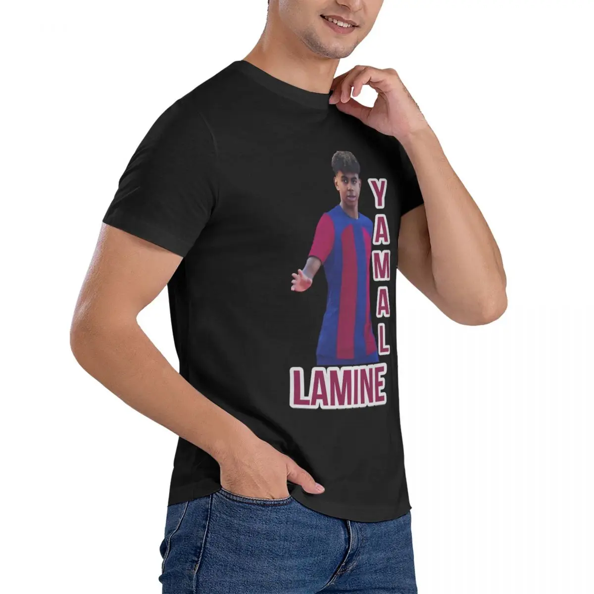 Футболка мужская с коротким рукавом и круглым вырезом 100% хлопок