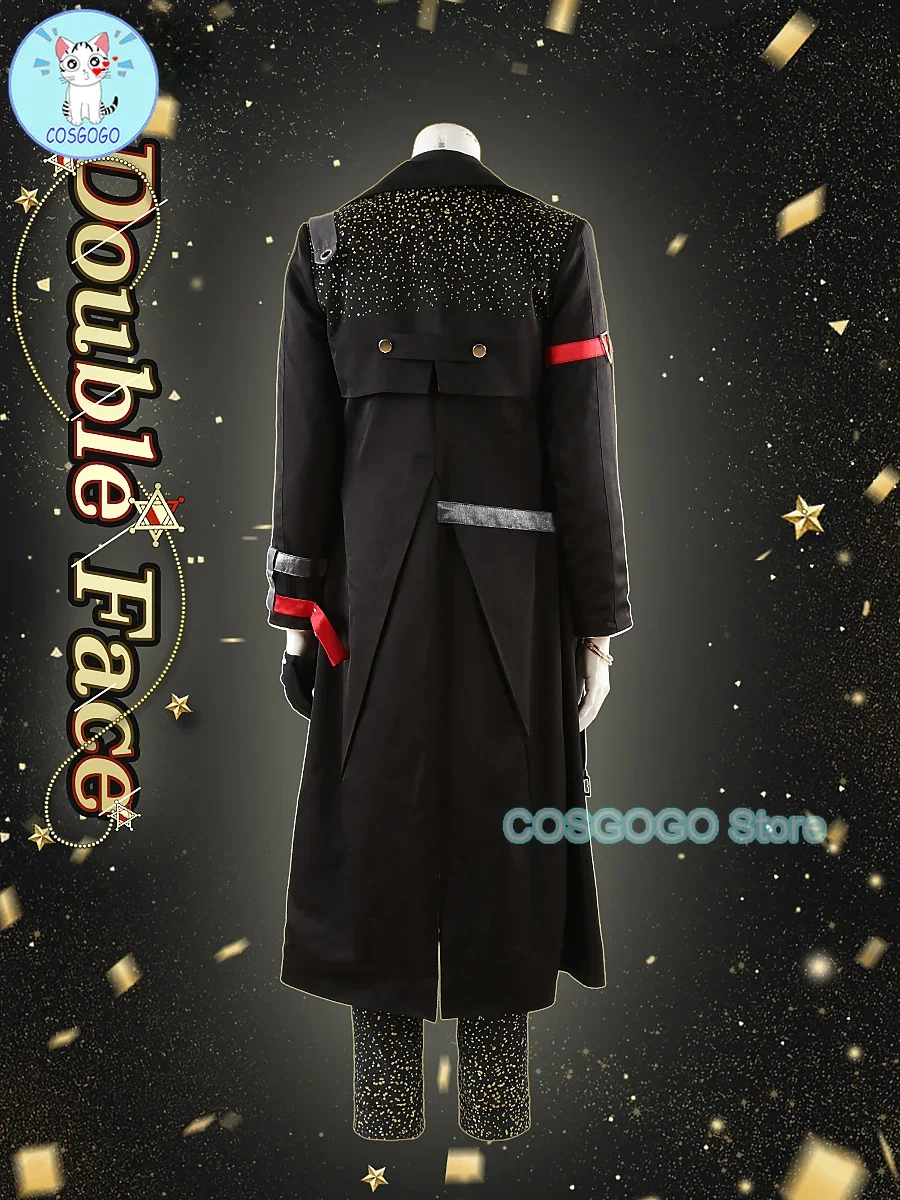 COSGOGO игровой ансамбль со звездами двойное лицо последний миссия карнавальный