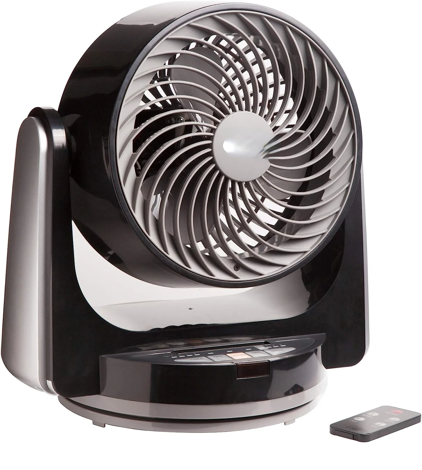 

III Dual Oscillating 10" High Velocity Desk Fan with Bluetooth Technology,Black