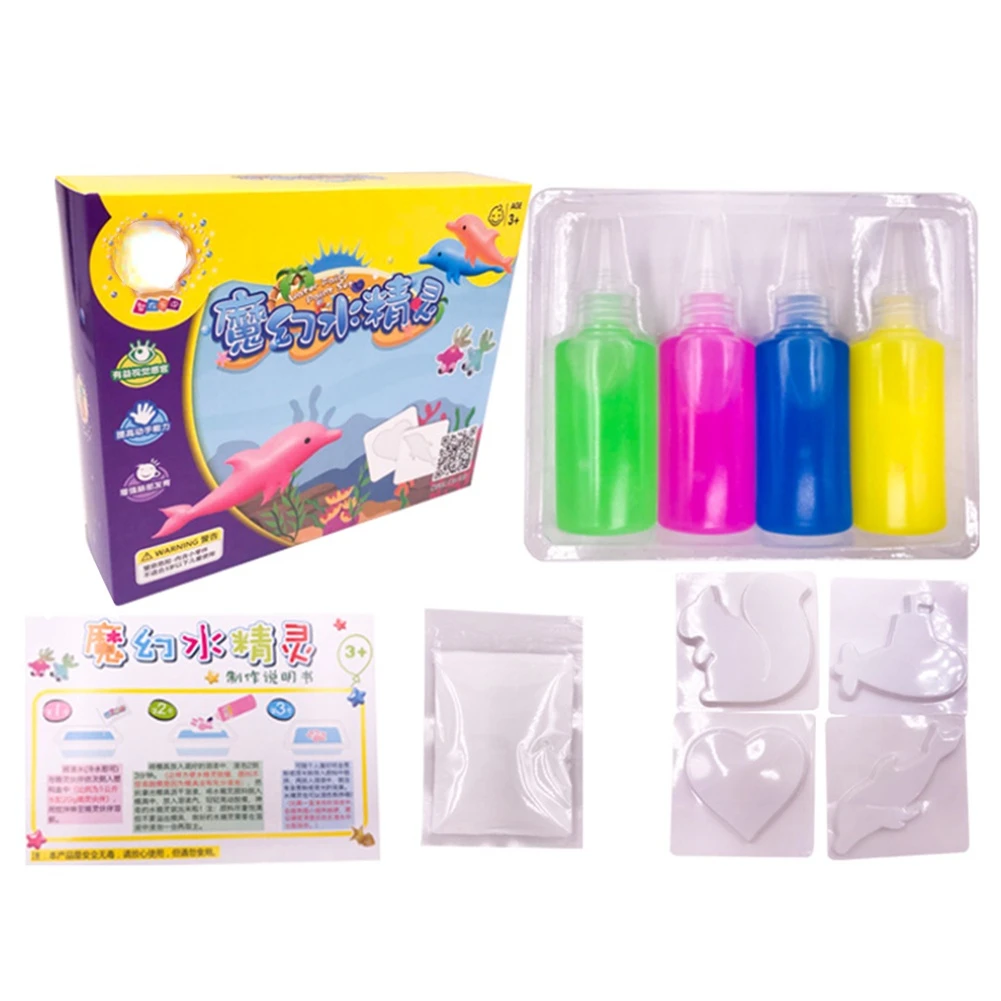 

Handmade DIY Magic Water Elves Sea Baby Toys Water Toy Set Magic Multi-function DIY Pretend Play Kit For Children