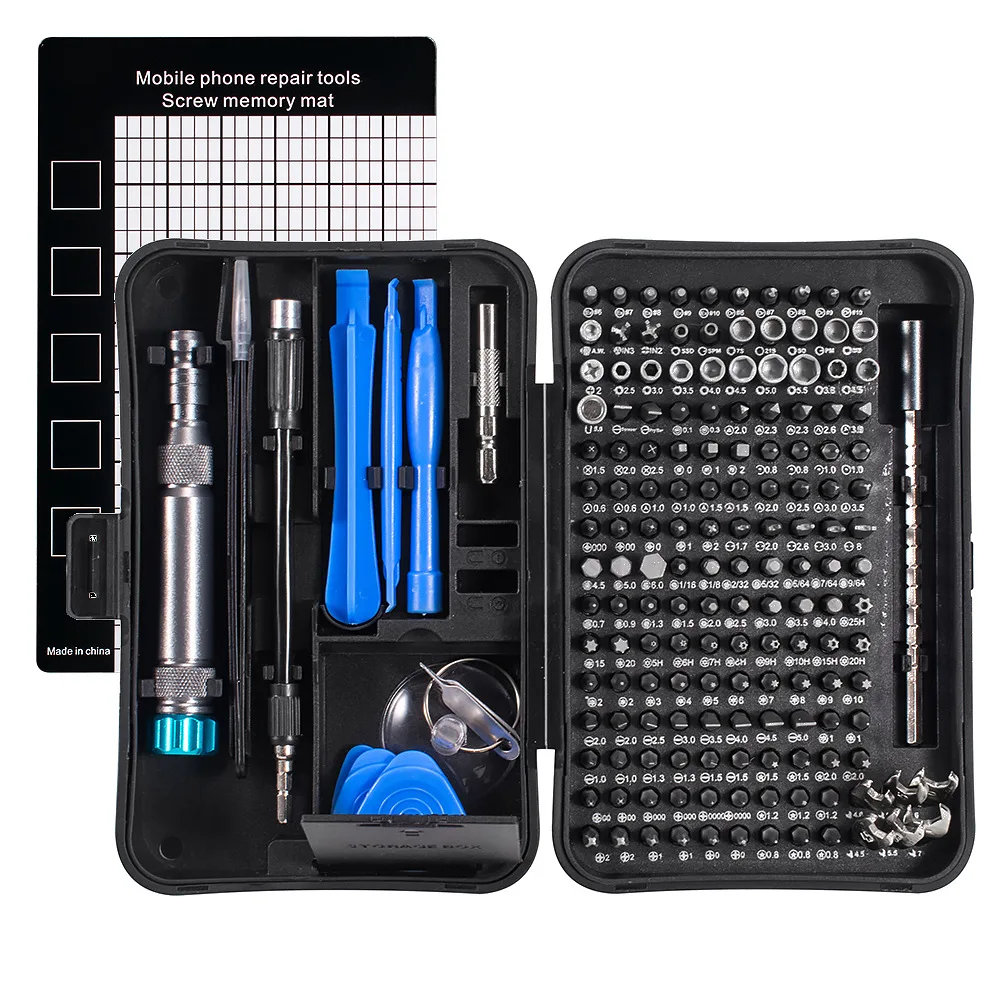 Precision Screwdriver Set 170 In 1 S2 Magnetic Torx Screw Bits Kit Computer Mobile Phone Disassembly Repair Household Hand Tools |