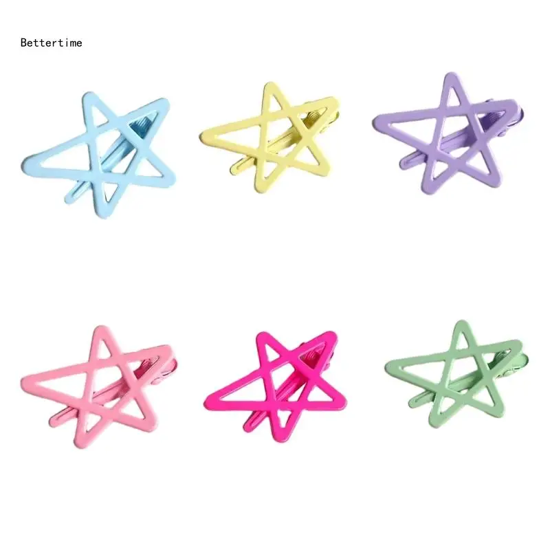 

B36D Delicate Colorful Y2K Girls Barrettes Clip Harajuku Hairpin Sweet Girls