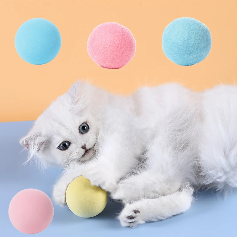 Jouet chat fou imitation de sons d'animaux  boule de jouets pour chatons  siamois  persan drôle
