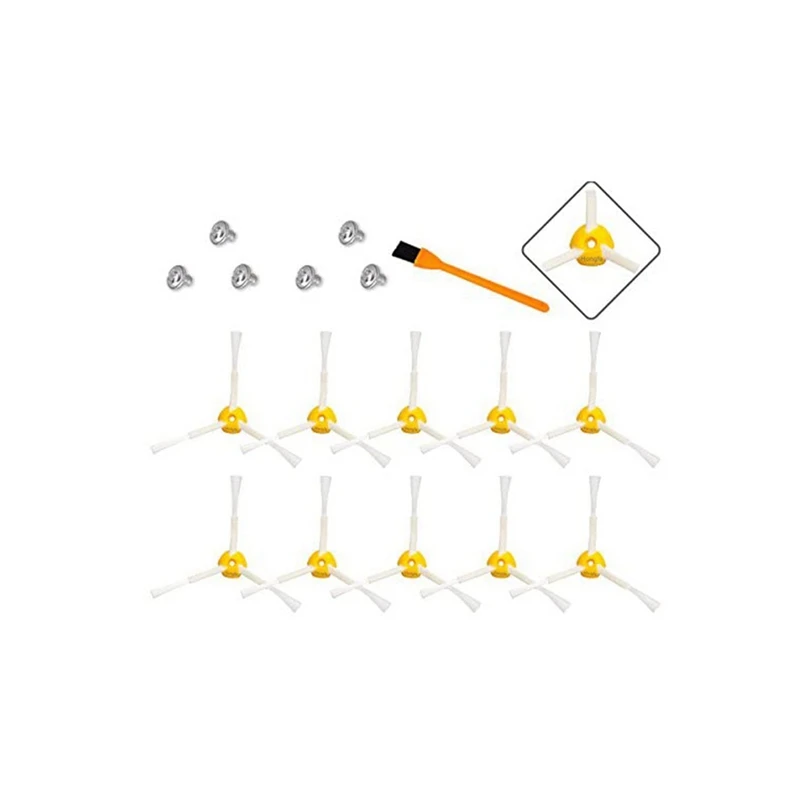 

3-Armed Side Brush For I-Robot Roomba, Replacement Accessories Parts For Roomba 500 600 700 Series Vacuum