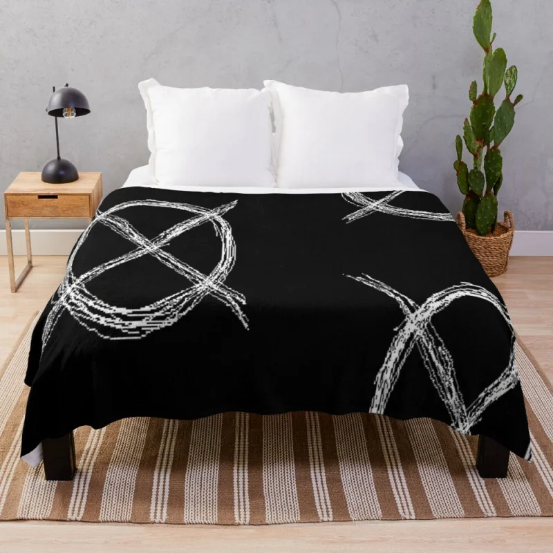 

Creepypasta LogoThrow Blanket Floral Throw Blanket Fleece Sleeping Bag Blanket Decorative Sofa Blanket 5 sizes/200x180cm