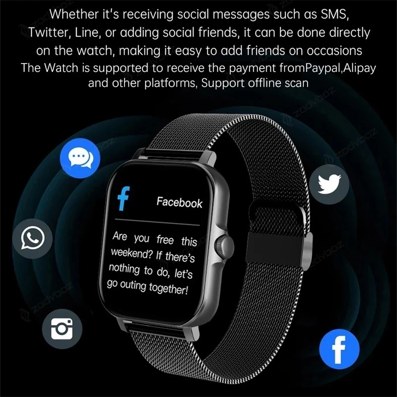 2022 New Bluetooth Answer Call Smart Watch Men Full Touch Dial Fitness Tracker IP67 Waterproof |