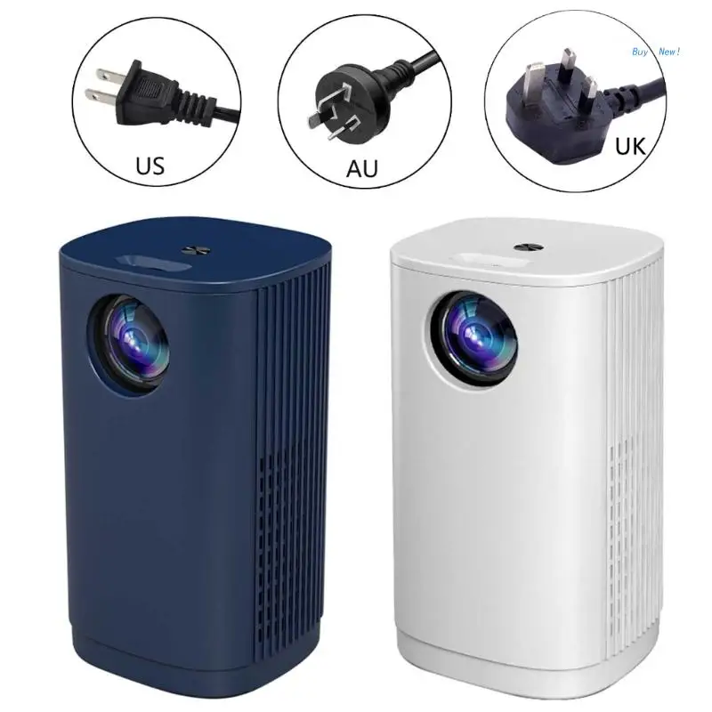 

T1 LED Mini Projector 480x360 Pixels Supports 1080P 800 Ansi Lumens USB Portable Home Media Video Player