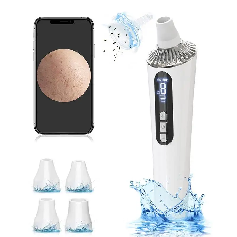 

USB Rechargeable Visual Blackhead Remover Vacuum Suction Visual Camera Connection Acne Extractor Pore Cleaner Beauty Tools