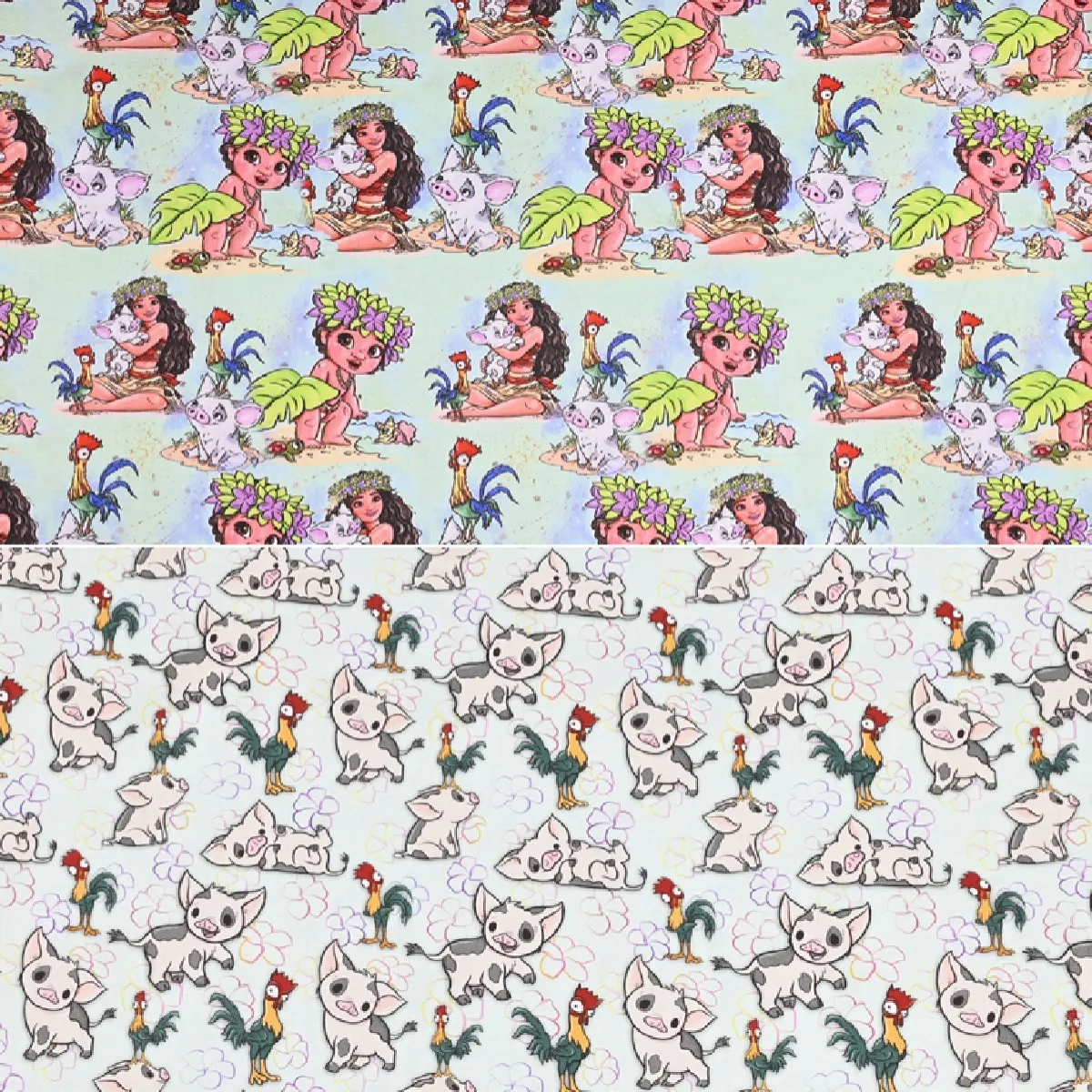 Трикотажная ткань из хлопка, 45 см х 11 см