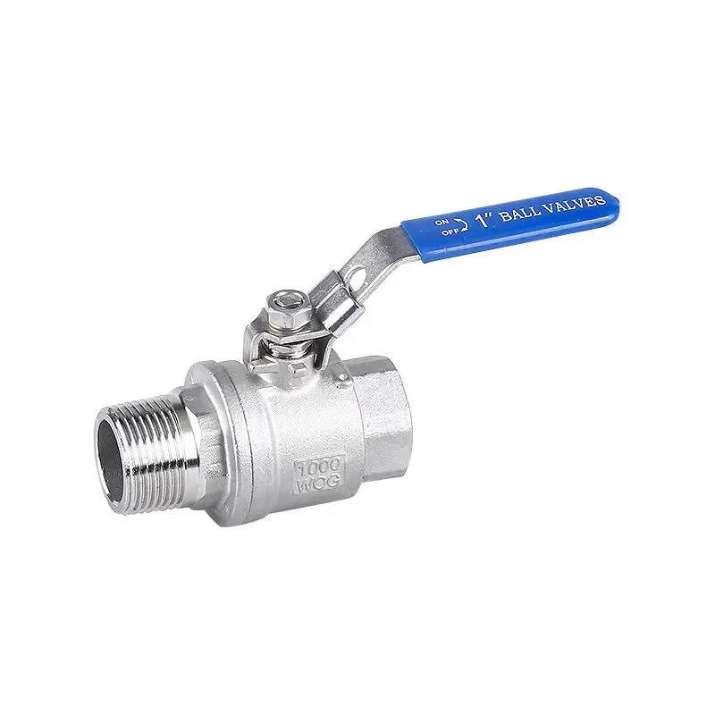 1/4 дюйма, 3/8 дюйма, 1/2 дюйма, 3/4 дюйма, 1 дюйм, 1-1/4 дюйма, 1-1/2 дюйма, BSP, прямой шаровой кран из нержавеющей стали с полными портами из нержавеющей стали 304