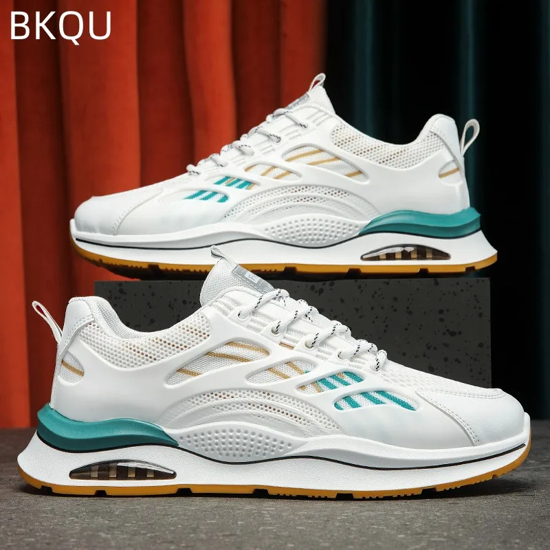 

Men's Casual Sports Shoes Breathable Shoes Outdoor Running Elastic Round Toe Versatile Wear-resistant Fashion Trend Bestsellers