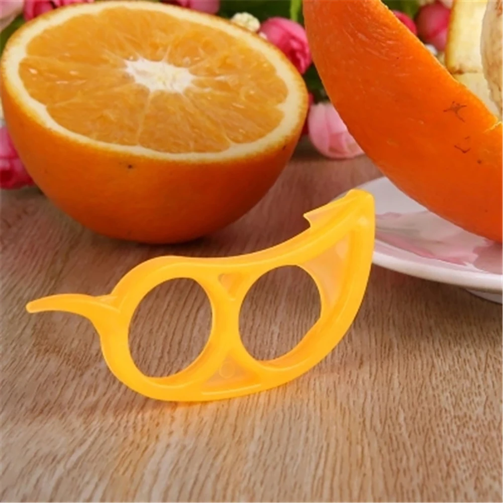 

1Pcs Orange Peelers Easy Open Orange Peeler Plastic Lemon Parer Citrus Fruit Skin Remover Slicer Peeling Kitchen Gadgets