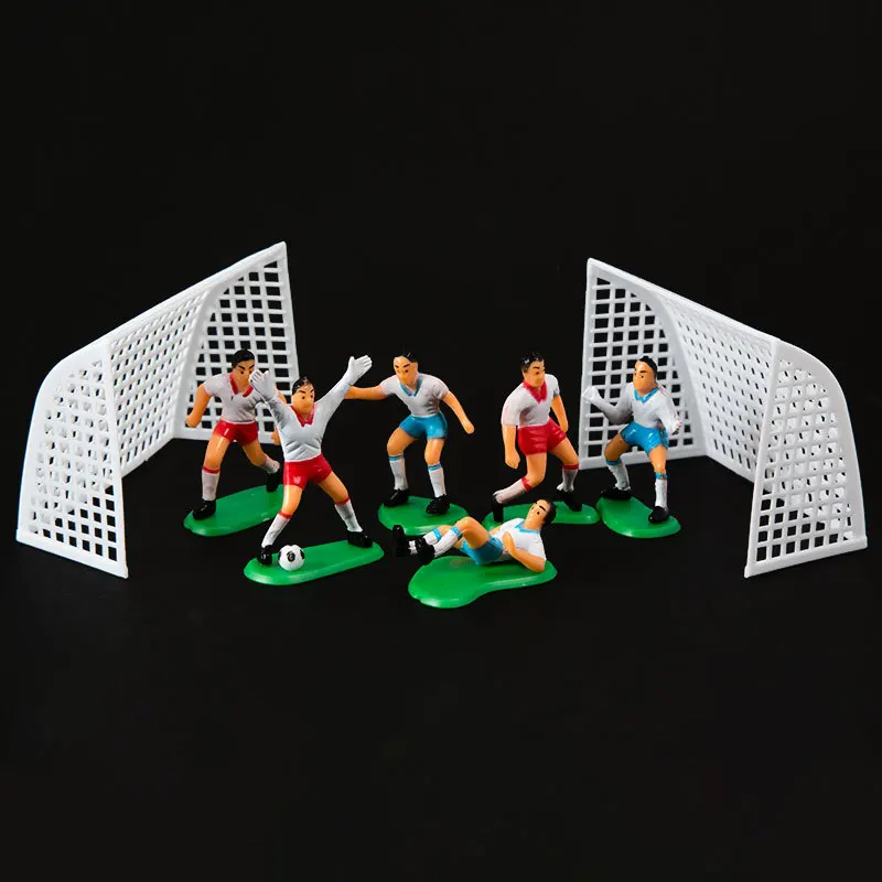 

9pcs Football Theme Cake Decor Sportsman Cake Decor Boys Favor Soccer Theme Party Decor Happy Football Birthday Party Gifts