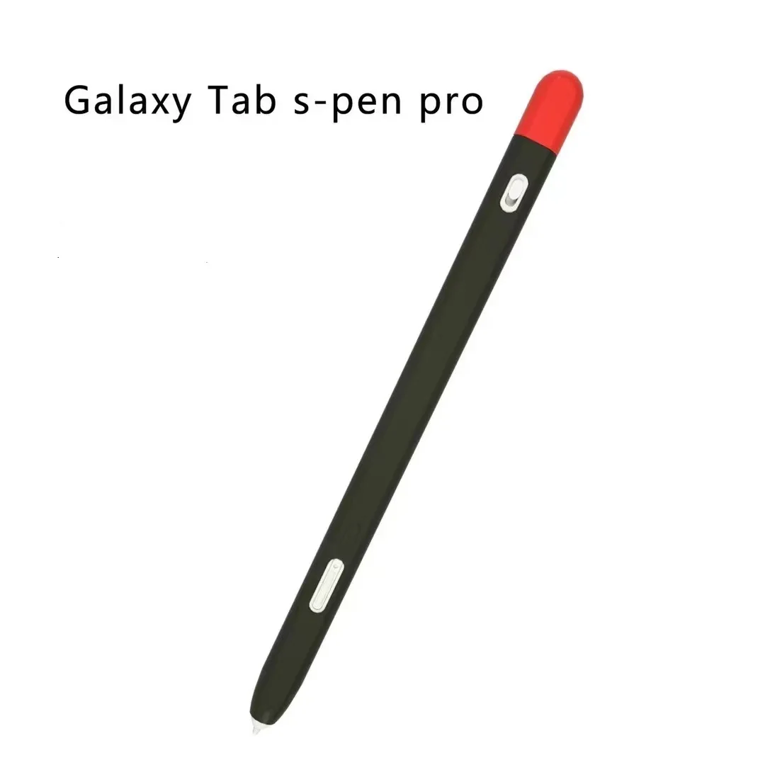 Colorful Cover For Samsung Galaxy Tab Tablet S Pen Pro Pencil Case SPen Pro Bag Non-slip Protection Silicone Sleeve Protector images - 6