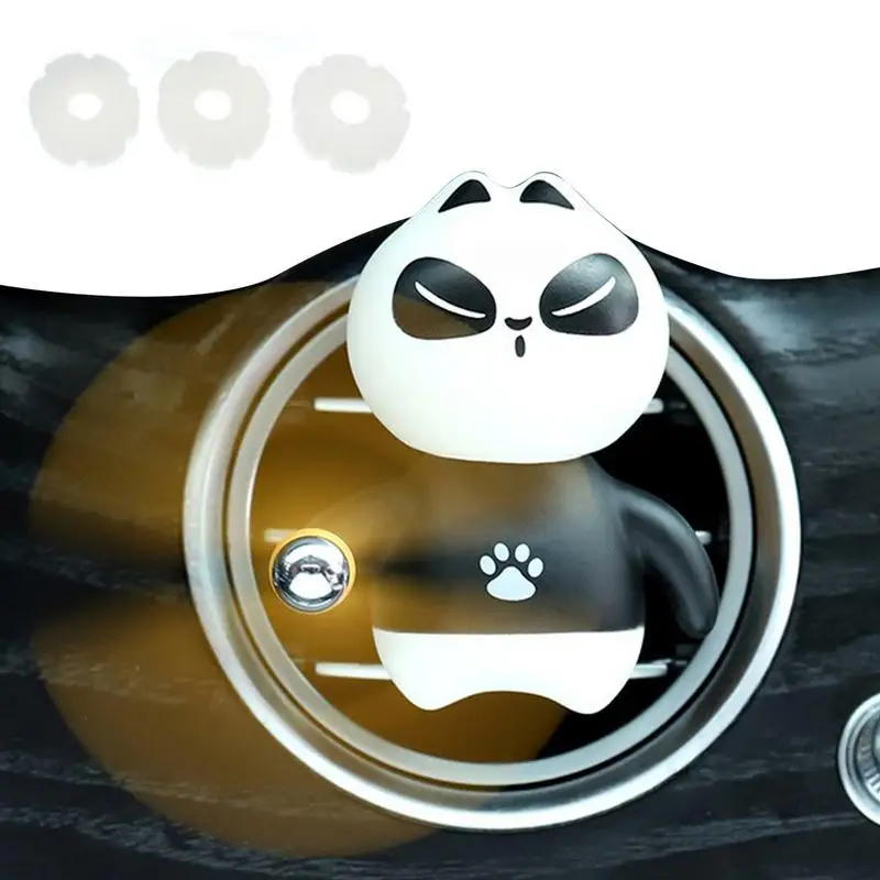 

Car Air Freshener Universal Automotive Air Conditioner Mouth Fragrance Cute Cartoon Panda Perfume Diffuser Aromatherapy Ornament