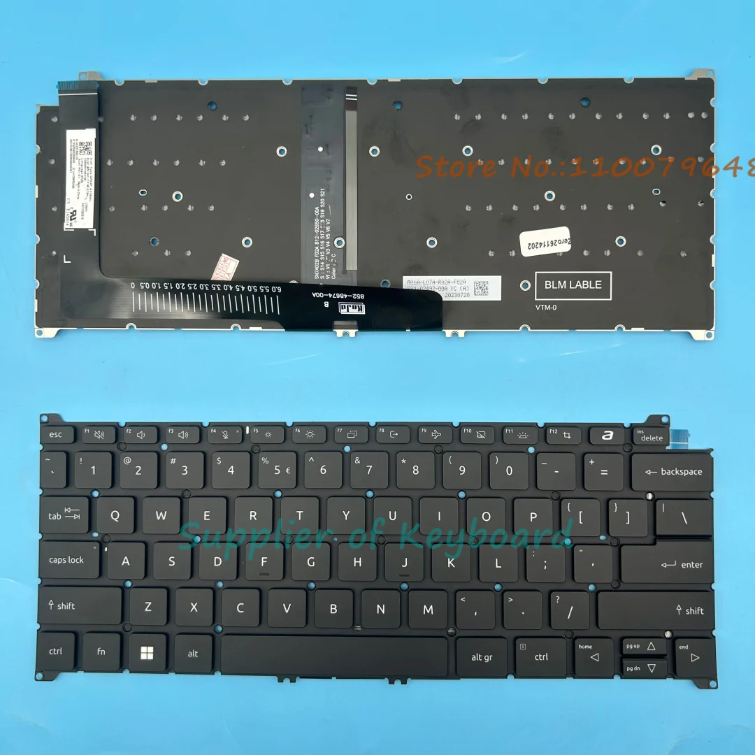 Фото НОВАЯ английская клавиатура для ноутбука ACER Swift 3 SF314-512 SF314-512T SF314-44 SF314-59 SF314-71 N21H3 N21C2, черная №1