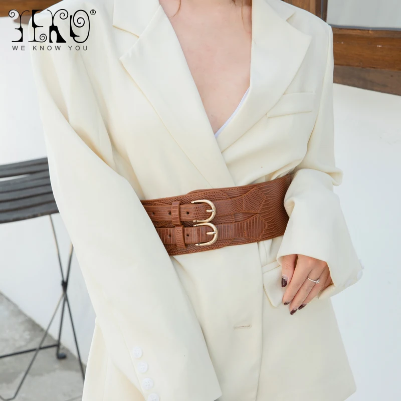 Новый модный декоративный пояс YEKO для женщин универсальный стиль Ins