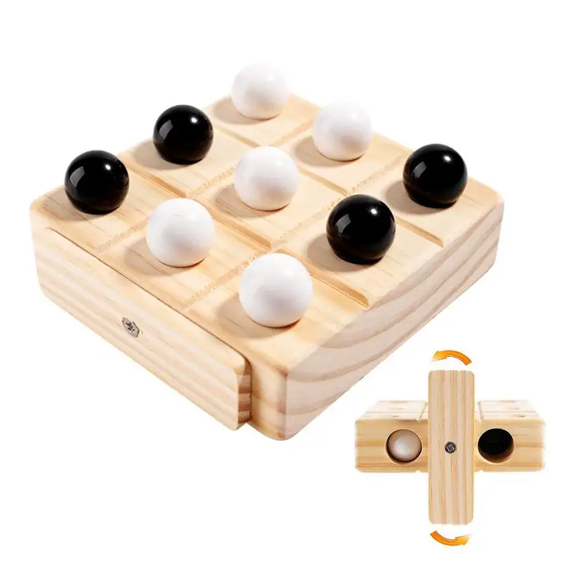 

Xo Game Classic Chess Board Game Classic Strategy Brain Puzzle Fun Interactive Wooden Board Games For Adults Kids