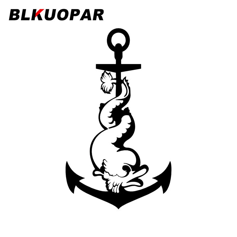 

BLKUOPAR Дельфин и якорь фотографический виниловый фотографический товар