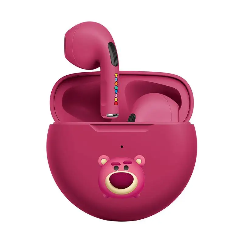 

New D10 Wireless Bluetooth 5.0 Headphones Strawberry Winnie The Pooh Dumbo Cute In-Ear Music Earplugs