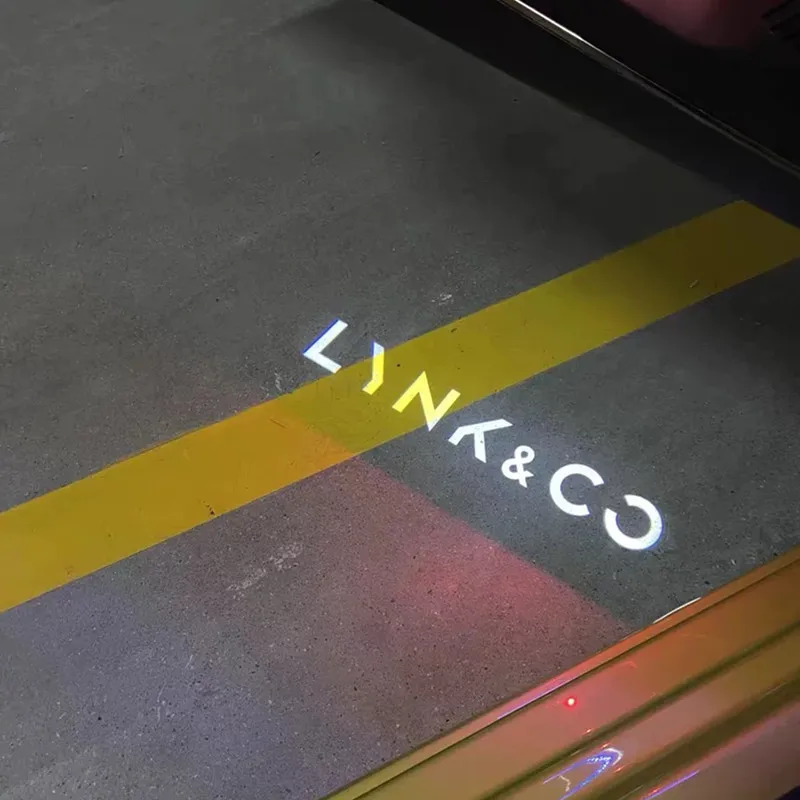 2 шт. для Lynk &amp Co 01 02 03 05 09 2017-2024 светодиодный светильник двери автомобиля лазерный