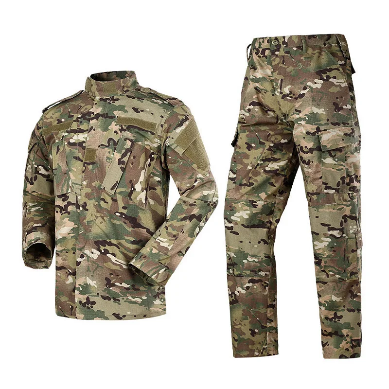 

Military Uniform Tactical Men's Airsoft Paintball Hunting Suit BDU USMC Outfit Combat Camouflage Militar Soldier Shirt+Pant