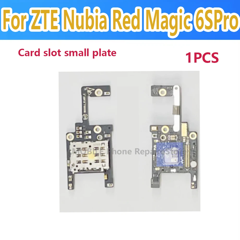 Фото Для ZTE Nubia Red Magic 6 6S 6Pro 6S Pro устройство чтения SIM-карт микрофон гибкий кабель замена OEM №4