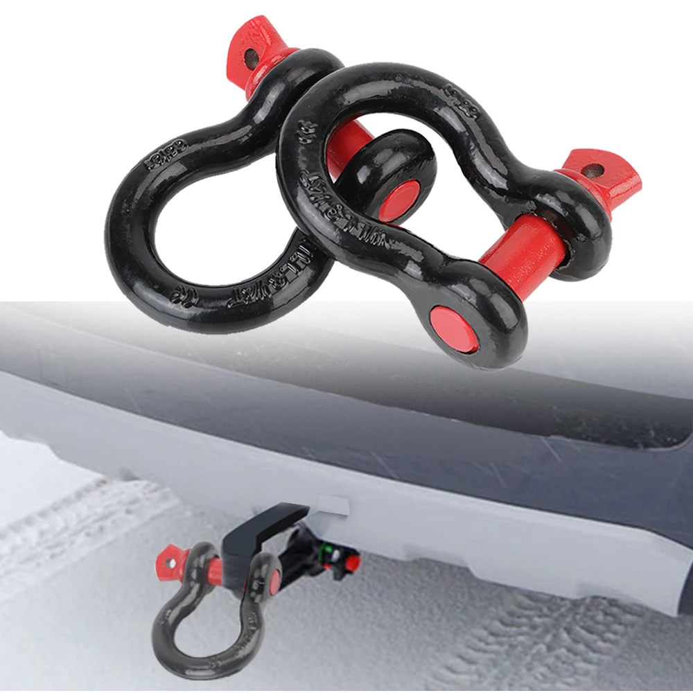 

2 шт., буксировочный крючок для внедорожника, грузоподъемность 45 #